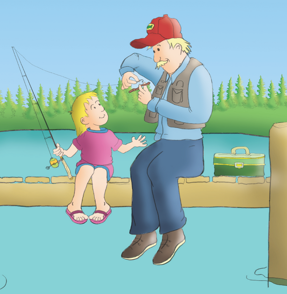 Why Grandpa Loves to Fish:  A Simple Explanation